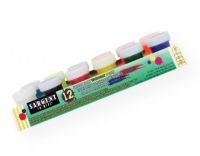 Sargent Art 665416 ComboPak Washable Paint Set; Includes a set of six basic colors: Yellow, Red, Blue, Green, Black, White, and six fluorescent colors: Yellow Orange, Red, Pink, Blue, Green, and Chartreuse; Shipping Weight 1.2 lb; Shipping Dimensions 10.00 x 2.00 x 3.00 in; UPC 042229656132 (SARGENTART665416 SARGENTART-665416 SARGENTART/665416 ARTWORK) 