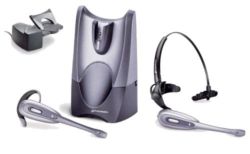 Plantronics 66664-11 Bundled Wireless Headset System CS50 and Automatic Handset Lifter HL10, Base Station with Firmware Update, Headset, Filter Cable, AC Adapter, HL10 Handset Lifter - Helps With Compatibility on a Wider Variety of Phones, Replaced 66664-01 (6666411 6666401 CS50-HL10 CS50/HL10)