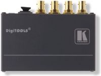 Kramer 673R/T Model 4x3G SDI Rx/Tx Extender over Ultra–Reach MM Fiber; Max. Data Rate Up to 3Gbps for each SDI input; HDTV Compatible; Multi–Standard Operation SDI (SMPTE 259M), 3G HD–SDI (SMPTE 424M) and dual–link HD–SDI (SMPTE 372M); Laser Standards Compliance IEC 60825–1, FDA 21CFR1040; Laser Class 1: Safety of laser products; System Range 1000m (more than 3200ft) (673RT KRAMER 673R T KRAMER 673R-T) 