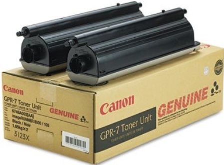 Canon 6748A003AA Model GPR-7 Black Toner Cartridge For use with imageRUNNER 105, 105+, 85, 85+, 8500 and 9070 Printers, New Genuine Original OEM Canon Brand, Average cartridge yields 36600 standard pages, UPC 013803001150 (6748-A003AA 6748 A003AA 6748A003A 6748A003)