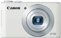 Canon 6799B001 PowerShot S110 Compact Digital Camera with Built-in WiFi, White, 3.0-inch TFT Color LCD with Touch-screen panel with wide viewing angle, 12.1 Megapixel High-Sensitivity CMOS sensor, 25x Optical Zoom with 24mm Wide-Angle lens, Focal Length 5.2 (W) - 26.0 (T) mm (35mm film equivalent: 24-120mm), UPC 013803157161 (6799-B001 6799 B001 6799B-001 6799B 001) 