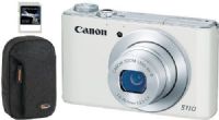 Canon 6799B001-3A-KIT PowerShot S110 Compact Digital Camera with Built-in WiFi and Tahoe 30 Compact Camera Molded Case and 8GB SDHC Memory Card, 3.0-inch TFT Color LCD with Touch-screen panel with wide viewing angle, 12.1 Megapixel High-Sensitivity CMOS sensor, 25x Optical Zoom with 24mm Wide-Angle lens, UPC 091037253705 (6799B0013AKIT 6799B0013A-KIT 6799B001-3AKIT 6799B001 3A-KIT) 