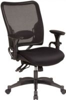 Office Star 6806 Space Collection Dual Function Air Grid Back Managers Chair, Tilt Lock- Locks out tilt function when chair is in upright position, 360° Swivel- Chair rotates a full 360° in either direction for ease of motion, Ergonomic Controls, Height Adjustable Angled Arms with Soft PU Pads, 21.5" W x 21" D x 4.5" T Seat Size, 21.5" W x 24" H Back Size (68 06 68 06) 