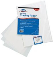 Alvin 6811-HR-7 Traceprint Tracing Paper 250-Sheet Pack 17" x 22", Natural white, medium weight, 17 lb. tracing papers treated with permanent synthetic resins for high transparency; Slightly grained surface is suitable for ink, pencil, crayon, or watercolors, has excellent fold and tear strength, and produces sharp, high-quality white print; UPC 088354162377 (6811HR7 6811HR-7 6811-HR7)  