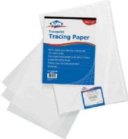 Alvin 6811-S-10 Traceprint Tracing Paper 100-Sheet Pad 24" x 36"; Natural white, medium weight, 17 lb. tracing papers treated with permanent synthetic resins for high transparency; Paper will not yellow and the resins will not bleed to other papers; Include top cover, heavy backing and are poly-sealed; UPC 088354204657 (6811S10 6811S-10 6811-S10 6811 S-10) 