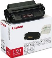 Canon 6812A001 model L-50 Toner Cartridge, Laser Print Technology, Black Print Color, 5000 Page Print Yield, Genuine Brand New Original Canon OEM Brand, For use with Canon PC 1060 and PC 1080F (6812-A001 6812-A001 6812 A00 L 50 L50) 