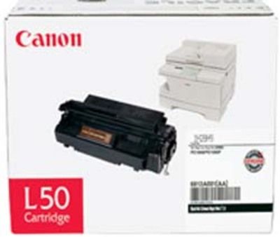 Canon 6812A001AA model L50 Black Copier Toner Cartridge For use with Canon L50, PC-1060, PC-1080F and ImageClass D660, D680 Copiers, Laser Print Technology Laser, Black Print Color Black, 5000 Page at 5 % Coverage Print Yield, Genuine Original OEM Canon Brand (6812A001AA 6812 A001AA 6812-A001AA L-50 L 50 L50)