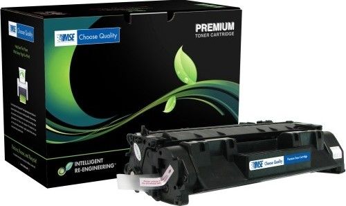 MSE MSE02210514 Remanufactured Black Toner Cartridge, Black Print Color, Laser Print Technology, 2300 Pages Typical Print Yield, For use with OEM Brand HP, Canon, For use with OEM Part Number CE505A, 3479B001AA, UPC 683014202501 (MSE02210514 MSE-02210514 MSE 02210514)