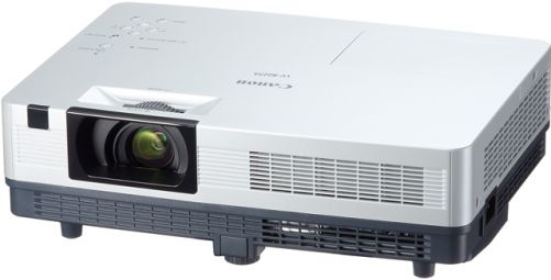 Canon 6830B002 Model LV-8227A Multimedia LCD Projector, 2500 ANSI lumens, Native WXGA Resolution 1280 x 800, Aspect Ratio 16:10, Contrast Ratio 3000:1, Projection Lens F2.0 - 2.15, f=18.38 - 22.06mm, 1.2x Zoom (Manual), Screen Size 40