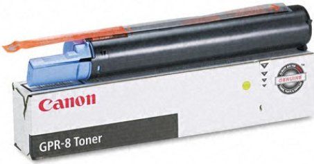 Canon 6836A003AA Model GPR-8 Black Toner Cartridge for use with imageRUNNER 1600, 2000 and 2010F Copiers, 7850 page yield at 5% coverage, New Genuine Original OEM Canon Brand, UPC 013803001730 (6836-A003AA 6836 A003AA 6836A003A 6836A003 GPR8 GPR 8)