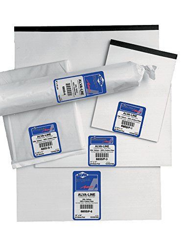 Alvin 6855/P-2 100 percent Rag Vellum Tracing Paper 50 Sheet Pad 9 x 12 inches, Quantity 50; Alva Line Series 6855 is a medium weight 16 lb; Basis vellum paper manufactured from 100 percent new cotton rag fibers with a non fading blue white tint; Available in 10 and 100 sheet packs, 50 sheet pads, and rolls; Also available with pre printed title block and border and with non repro grids; UPC 088354202455 (6855P2 6855-P-2 6855-P2 ALVIN6855P2 ALVIN6855/P-2)