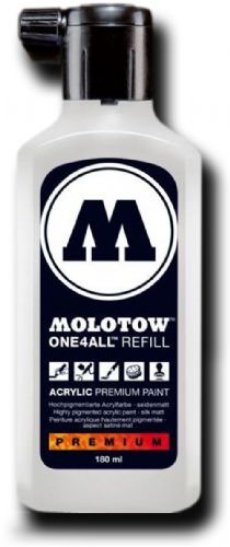 Molotow 692.160 Acrylic Marker Refill Signal White; Premium, versatile acrylic-based hybrid paint markers that work on almost any surface for all techniques; Patented capillary system for the perfect paint flow coupled with the Flowmaster pump valve for active paint flow control makes these markers stand out against other brands; EAN 4250397601458 (MOLOTOW692160 MOLOTOW 692160 692 160 692.160 692-160 M692160)