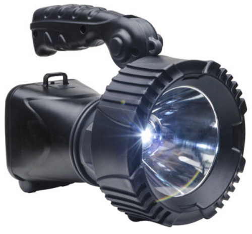Max Burton 6985 3-Watt Spotlight; 3-watt, 250 lumens (high) 150 lumens (low) ledBulb; 3.7V~1400 mAh lithium ion power pod Battery; Input: 120V, output: 5V dC/1 amp 120V AC/dC Adapter; Input: 12V, output: 5V dC/1 amp 12V dC Car Adapter; 3-5 hours using the 12V or 120V chargers Charge time; Chargeable devices include: Cell phones / Cameras / MP3 players / GPS / LED work/reading lights; 1 lb weight; UPC 769372069854 (MAXBURTON6985 6985 6-985)