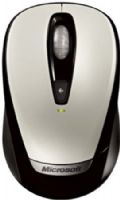Microsoft 6BA-00001 Wireless Mobile Mouse 3000, White, 4 Buttons, Plug in the snap-in receiver when you’re ready to work, then snap it into your mouse when you travel, preserving battery life, Battery Status Indicator, High Definition Optical Technology, Point and click to enlarge and edit details using the Magnifier, 6+ Months Battery Life, UPC 0882224688024 (6BA00001 6BA 00001) 