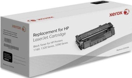 Xerox 6R1320 Toner Cartridge, Laser Print Technology, Black Print Color, 6000 Pages Print Yield, HP Compatible OEM Brand, HP Q5949X Compatible OEM Part Number, For use with HP LaserJet Series Printers 1160, 1320, 3390, UPC 014445537830 (6R1320 6R-1320  6R 1320  XER6R1320)