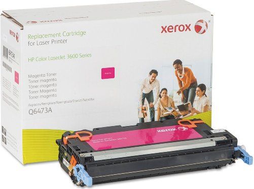 Xerox 6R1341 Toner Cartridge, Laser Print Technology, Magenta Print Color, 4000 Pages Typical Print Yield, HP Compatible OEM Brand, Q6473A Compatible OEM Part Number, For use with HP LaserJet 3600 Printer, UPC 095205613414 (6R1341 6R-1341 6R 1341  XER6R1341)