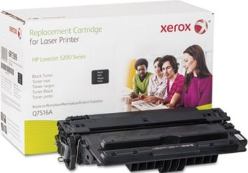 Xerox 6R1389 Toner Cartridge, Laser Print Technology, Black Print Color, 12,000 Pages Typical Print Yield, HP Compatible OEM Brand, Q7516A Compatible OEM Part Number, For use with HP LaserJet 5200 Series Printer, UPC 095205613896 (6R1389 6R-1389 6R 1389 XER6R1389)