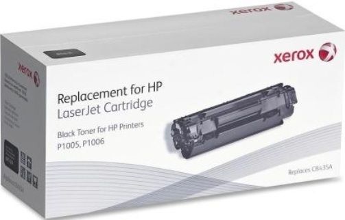 Xerox 6R1429 Toner Cartridge, Laser Print Technology, Black Print Color, 1500 pages Print Yield, HP Compatible OEM Brand, HP CB435A Compatible to OEM Part Number, For use with HP LaserJet LaserJet P1005 and P1006 Printers, UPC 095205614299 (6R1429 6R-1429 6R 1429 XER6R1387)