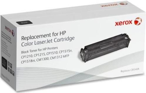 Xerox 6R1439 Toner Cartridge, Laser Print Technology, Black Print Color, 2200 Page Print Yield, HP Compatible OEM Brand, CB540A Compatible OEM Part Number, For use with HP LaserJet Printers CP1215, CP1515n, CP1201, UPC 095205756821 (6R1439 6R-1439 6R 1439 XEROX6R1439)