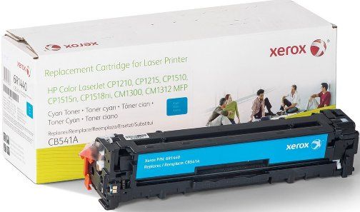 Xerox 6R1440 Toner Cartridge, Laser Print Technology, Cyan Print Color, 2200 Page Print Yield, HP Compatible OEM Brand, CB541A Compatible OEM Part Number, For use with HP LaserJet Printers CP1215, CP1515n, CP1201, UPC 012302193960 (6R1440 6R-1440 6R 1440 XEROX6R1440)