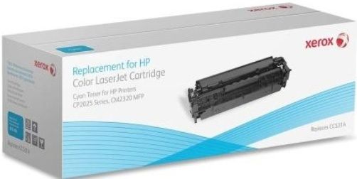 Xerox 6R1486 Toner Cartridge, Laser Print Technology, Cyan Print Color, 2800 Page Typical Print Yield, HP Compatible OEM Brand, CC531A Compatible OEM Part Number, For use with HP Color LaserJet Printer CP2025, CM2320, UPC 095205763331 (6R1486 6R-1486 6R 1486)