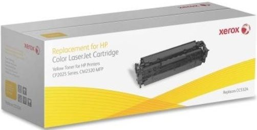 Xerox 6R1488 Toner Cartridge, Laser Print Technology, Yellow Print Color, 2800 Page Typical Print Yield, HP Compatible OEM Brand, CC533A Compatible OEM Part Number, For use with HP Color LaserJet Printer CP2025, CM2320, UPC 095205763355 (6R1488 6R-1488 6R 1488)