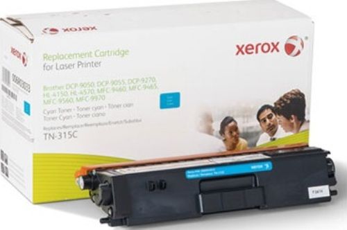 Xerox 6R3033 Toner Cartridge, Laser Printing Technology, Cyan Color, 3500 pages Duty Cycle, For use with Brother Printers DCP-9050, DCP-9055, DCP-9270, HL-4150, HL-4570, MFC-9460, MFC-9465, MFC-9560, MFC-9970, Brother OEM Compatible Brand, TN315C OEM Compatible Part Number, UPC 095205982916 (6R3033 6R-3033 6R 3033 XER6R3033)