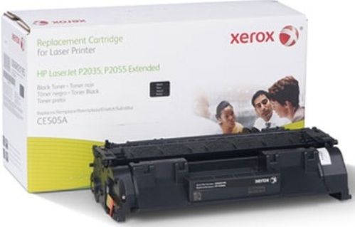 Xerox 6R3195 Toner Cartridge, Laser Print Technology, Black Print Color, 4000 pages Print Yield, HP Compatible OEM Brand, HP CE505A Compatible OEM Part Number, For use with HP LaserJet P2035, P2035n, P2055, P2055d, P2055dn, P2055x, UPC 095205864038 (6R3195 6R-3195 6R 3195 XEROX6R3195)