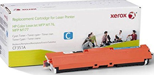 Xerox 6R3243 Toner Cartridge, Laser Print Technology, Cyan Print Color, Standard Yield Type, 1000 Page Typical Print Yield, HP Compatible to OEM Brand, CF353A Compatible to OEM Part Number, For use with HP Color LaserJet Pro Printers MFP M176 Series, MFP M176 n, MFP M177 Series, MFP M177fw, UPC 095205870329 (6R3243 6R-3243 6R 3243 XER6R3243)