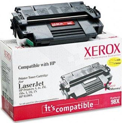 Xerox 6R904 Toner Cartridge, Laser Print Technology, Black Print Color, 9800 Pages Print Yield, For use with HP Printer - LaserJet 4, 4 Plus, 4M, 4M Plus, 5, 5M, 5N and Apple LaserWriter 16/600, Pro 600, 630, UPC 095205609066 (6R904 6R-904 6R 904 XER6R904)