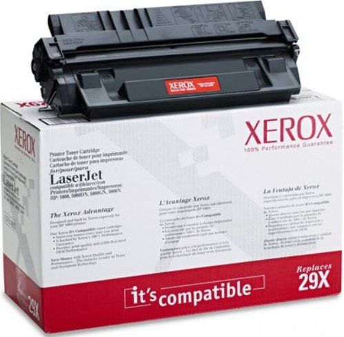 Xerox 6R925 Replacement Black Toner Cartridge Equivalent to C4129X for use with HP Hewlett Packard LaserJet 2100, 2100M, 2100TN, 2200, 2200D se, 2200DT, 2200DN and 2200DTN Printers; 6400 Page Yield Capacity, New Genuine Original OEM Xerox Brand, UPC 095205609257 (6R925 6R-925 6R 925 XER6R925) 