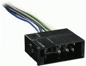 Metra 70-9001 VW 87-01 Pre Amp Plug Harness, Wiring Harness w/ 10-Pin Preamp Output Plug for Select Volkswagen Vehicles, 10-Pin Pre-amp plug, For use with VW Amplified speaker system, Includes AMP Turn-on lead, Plugs into car harness, UPC 086429002672 (709001 7090-01 70-9001) 