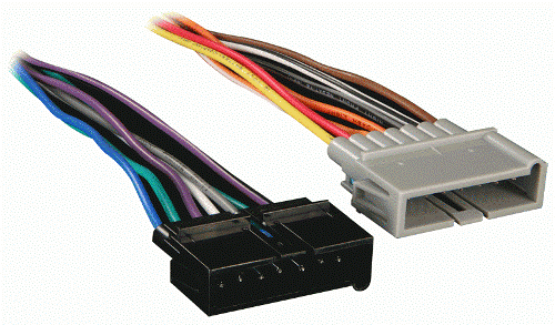 Metra 70-1817 Chrysler/Plymouth/Dodge/Jeep/Eagle Wire Harness 1985-Up, Plugs into car harness at radio, Provides Power/4-Speaker connection, 20 way connector plugs into multi colored harness in car with Rca plugs, UPC 086429002511 (701817 7018-17 701817)
