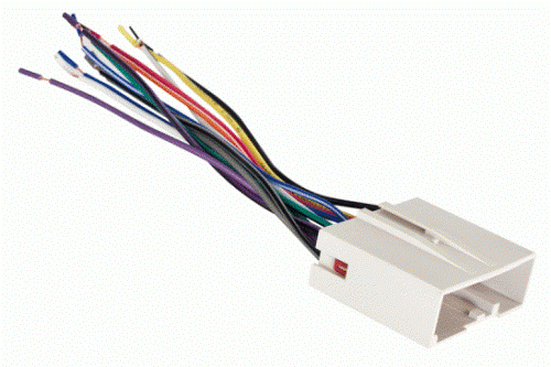 Metra 70-5520 FORD 03-Up Pwr/4 Spkr Harness, Main Power Harness With 4 Speaker Connections, Plugs into Factory Car Harness, One 24 Pin Plug, UPC 086429098958 (705520 70-5520)