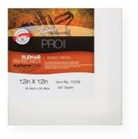Fredrix 70009 PRO Paint Boards 12" x 12" Mixed Media; Archival, ready to paint surface; Belgian linen is ideal for acrylic, oil, alkyd, and tempera; Mixed media cotton surface accepts watercolor, acrylic, oil, tempera, and other aqueous-based media; Lightweight, durable, easy to transport, great for Pleinair; Pre-primed with acid-free titanium white acrylic gesso; UPC 081702700092 (FREDRIX70009 FREDRIX-70009 PRO-PAINT-BOARDS-70009 ARTWORK) 