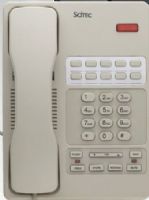 Scitec 70026 Model STC-7002 Standard Business Telephone, Gray, Single-Line Speakerphone, Line-Powered, 10 Memory Keys, 10 Programmable Feature Keys, Speed Dial Keys, Dual NEON/LED Message Waiting Light, Volume Control Toggle Key, Compatible with PABX Systems, Soft Key Technology, Convenient Data Port (70-026 700-26 STC7002 STC 7002) 