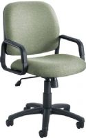 Safco 7045GN Cava Urth High Back Chair, Green; Pneumatic Seat Height Adjustment, 360° Swivel, Tilt, Tilt Tension, Tilt Lock; 250 lbs. Weight Capacity; Dual Wheel Hooded Carpet Casters; 2" Diameter Wheel/Caster Size; Nylon Material; GREENGUARD; Seat Size 20"w x 18"d; Back Size 20"w x 19"h; Seat Height 16" to 21"; 24" Diameter Base Size (7045-GN 7045 GN 7045G) 