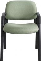 Safco 7046GN Cava Urth Straight Leg Guest Chair, Green; 250 lbs. Weight Capacity; Stackable; Nylon Material; GREENGUARD; 18 1/2" Seat Height; Seat Size 20"w x 18"d; Back Size 20"w x 14"h; 100% Polyester Upholstery; Integrated Arms; Dimensions 22 1/2"w x 24"d x 32 1/2"h; Weight 27 lbs. (7046-GN 7046 GN 7046G) 