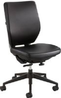 Safco 7065BV Sol Task Chair, Black Vinyl; Pneumatic Seat Height Adjustment, 360° Swivel, Tilt Tension, Multi Position Synchro Tilt with Lock; 250 lbs. Weight Capacity; Dual Wheel Carpet Casters; 2 1/2" Diameter Wheel/Caster Size; Seat Size 19"W x 19"D; Back Size 18 1/2"w x 21"h; Seat Height 17 1/2"-20 1/2"H; 25" Diameter Base Size (7065-BV 7065 BV 7065B) 