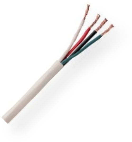 Coleman Cable 71502-06-23 Stranded CMP/CL3P/FPLP FT6 Plenum Cable, White, 1000 feet Reel, 14 AWG Bare Copper Conductor, 19/.0147