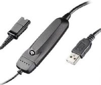 Plantronics 71800-11 Model DA40 USB-to-Headset Adapter, Inline mute and volume control, VoIP capability when paired with any Plantronics professional headset, Specifically designed for enterprise office communication or employees with both a desk phone and a softphone, High-quality alternative to consumer-grade headset systems, UPC 017229122017 (7180011 71800 11 7180-011 718-0011 DA-40 DA 40) 