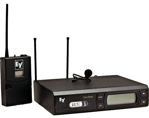 Electro Voice 7184511 RE-1 UHF Wireless Handheld Microphone System - with CSR1000 Reciever, CSH1000 Handheld Transmitter and N/D767A Microphone Head (Band A - 680 - 704MHz) (7184511, RE1, RE 1)