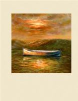 Bassett Mirror 7200-580EC Transitions Sunset Canoe Canvas Art, 4.8 cu ft. Volume, Transitions Collection, Belongs to Transitions Collection by Bassett Mirror Company, Hand-Painted Canvas, Oil/acrylic, UPC 036155286259 (7200580EC 7200-580EC 7200 580EC 7200580 7200-580 7200 580) 