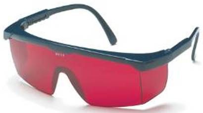 Leica 723777 Disto Laser Glasses, Red lens glasses for improved visibility of the laser dot in bright rooms and outdoors up to 10-15m, Allow the user to measure long distances easier in bright lighting conditions (72 3777 72 3777)