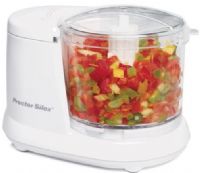 Proctor Silex 72500 Food Chopper, 1 1/2 cup capacity, Pulse speed control, Dishwasher safe bowl, lid and blade (72-500 72 500) 