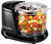 Proctor Silex 72507 Food Chopper, Pulse speed control, 1-1/2 cup capacity, Dishwasher safe bowl, lid, and blade, UPC 022333725078 (72-507 725-07) 