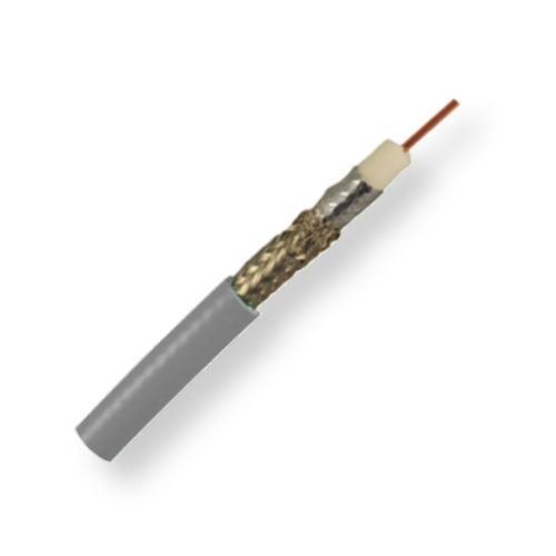 BELDEN734A1P008500, Model 734A1P; 20 AWG, DS3 Coax Cable; Gray Color; Plenum-CMP Rated; 20 AWG solid bare copper conductor; Foam FEP insulation; Beldfoil tape; Tinned copper braid shield; Flamarrest jacket; UPC 612825184188 (BELDEN734A1P008500 TRANSMISSION CONNECTIVITY ELECTRICITY WIRE)