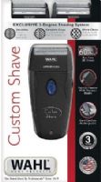Wahl 7367-200 Rechargeable Cord/Cordless Shaver; Ergonomic shape with soft touch grips, pop-up trimmer which extends to provide high visibility for trimming sideburns, beard or mustache & charging LED; Includes: Shaver, three foil heads (sensitive, comfort close, ultra clean), cleaning brush, foil guard, protective foil container, charger, charge stand and zippered travel pouch; UPC 043917736723 (7367200 7367 200) 