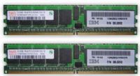IBM 73P3522 Memory 1 GB 2 x 512 MB DIMM 240-pin DDR II 400 MHz / PC2-3200 registered ECC (73P-3522 73P 3522) 