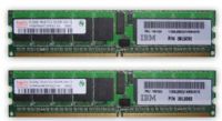 IBM 73P3523 Memory 512 MB 2 x 256 MB DIMM 240-pin DDR II 400 MHz / PC2-3200 1.8 V ECC (73P-3523 73P 3523) 